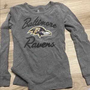Baltimore Ravens Gray Long Sleeve Shirt & Children’s Place tracksuit Large 10/12